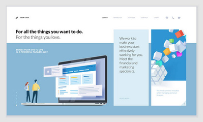 創(chuàng)意網(wǎng)站模板設(shè)計(jì)。網(wǎng)站和移動(dòng)網(wǎng)站開發(fā)網(wǎng)頁設(shè)計(jì)的矢量插圖概念。易于編輯和自定義